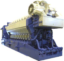 Wartsila Natural Gas Engine at Power Plant | Precision Filtration Products