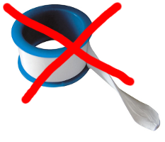 Don't Use Teflon Tape | Precision Filtration Products
