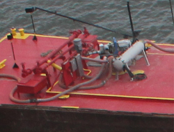 River Barge Desilting Bag Filter Vessel (Close-Up)