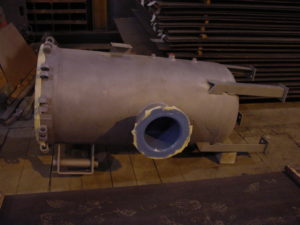Filter Vessel, after sand-blasting