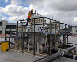Filter Skids at Airport Flushing Job