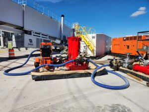 FFS-001-5 500 GPM Filter Skid with Diesel Pump