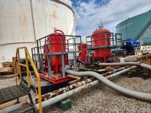 Filter Flush Skid Tank Farm | PFP1800FS2