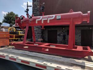 Pre-Filter Particulate Vessel, skid-mounted