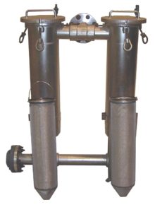 Dual Bag Filter Housing with Baskets