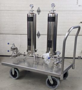 Custom Mobile Dual-Stage Filter Cart, final